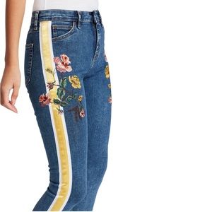Topshop Moto Embroidered Jamie Jeans Sz 